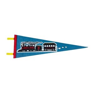 Vintage Chattanooga Choo Choo Felt Pennant Train‎ Railroad Tennessee Souvenir